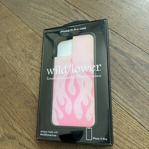 wildflower pink flames case